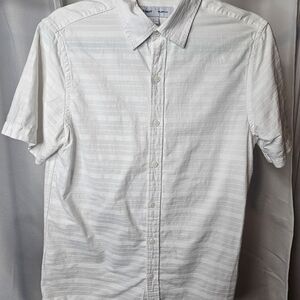 Old Navy Men's Casual White Button Down Shirt